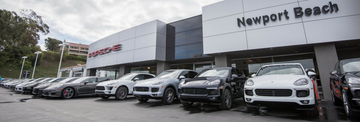 Porsche Newport Beach Exterior view of Porsche Newport Beach