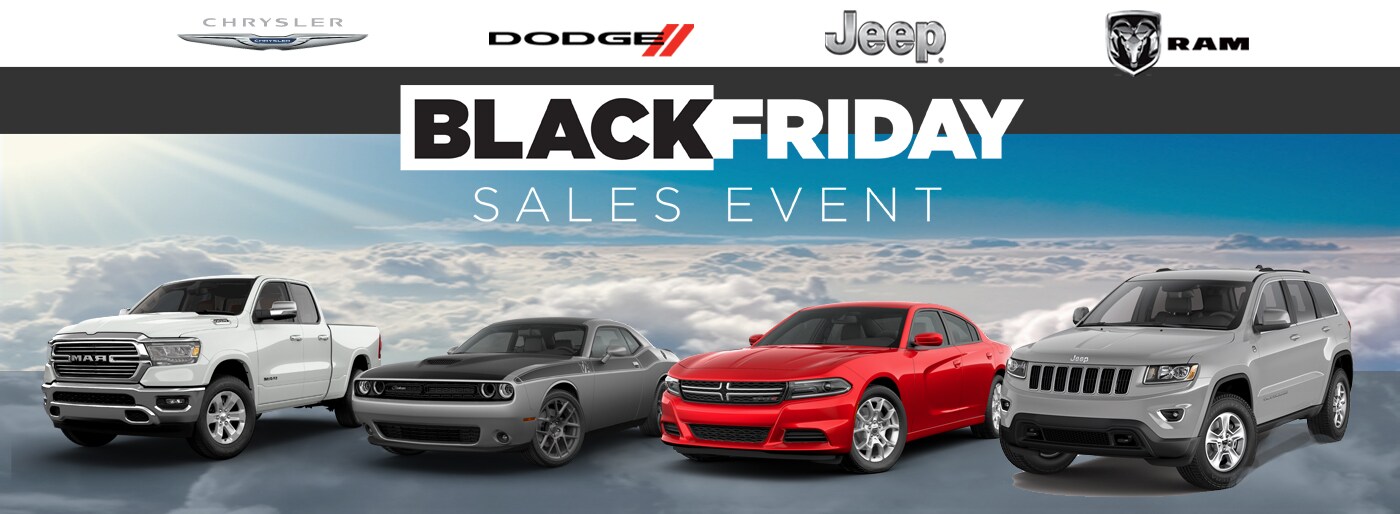 Black Friday sale event at Newport CDJR 2018 special page