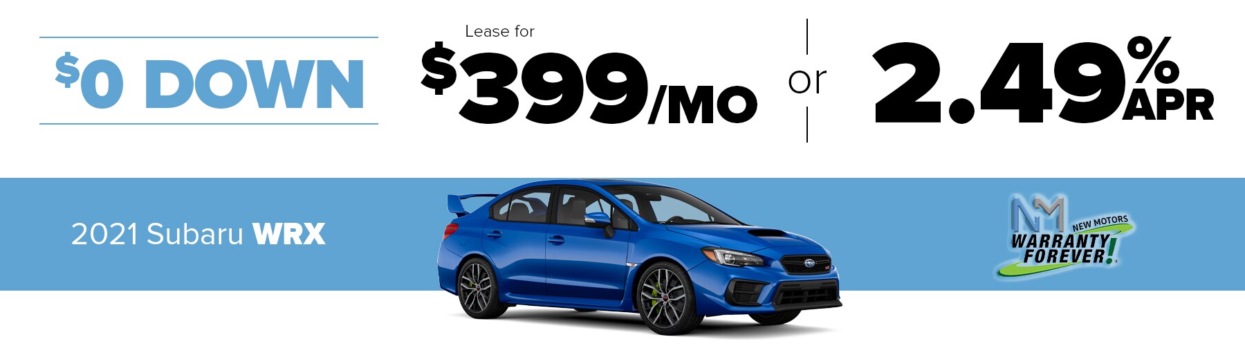 New Motors Subaru Monthly Offer Impreza