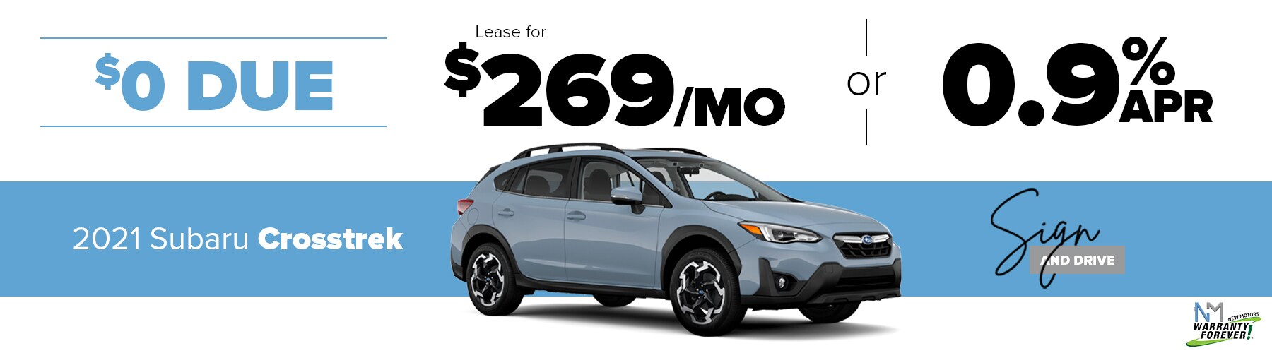 New Motors Subaru Monthly Offer Crosstrek