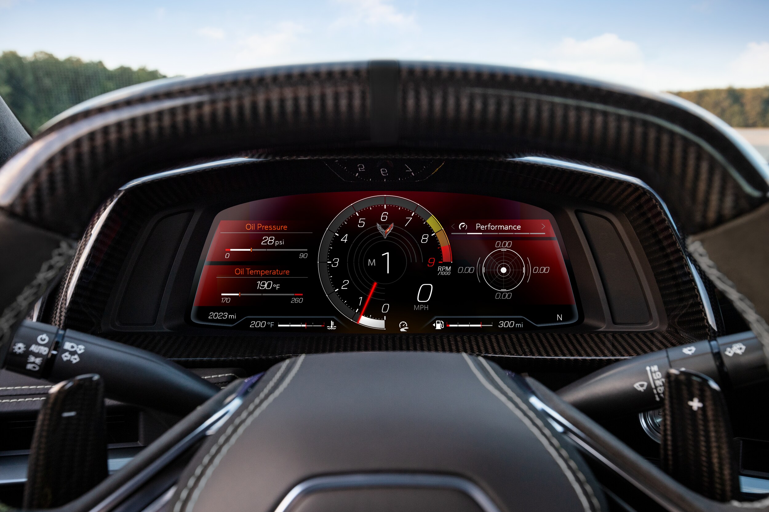 Chevrolet Corvette dash