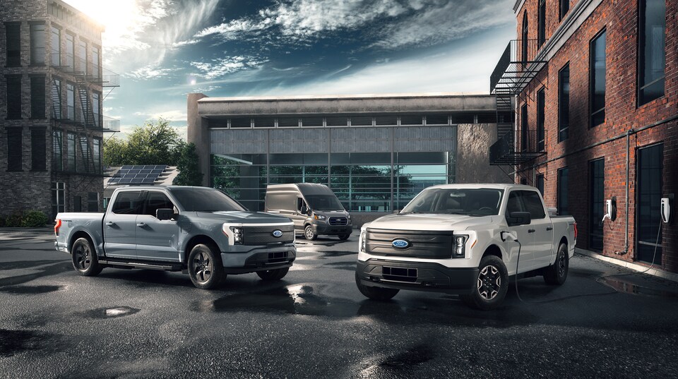 2022 Ford Electric Lineup Electric and Hybrid Ford vehicles at Nielsen Ford in Sussex