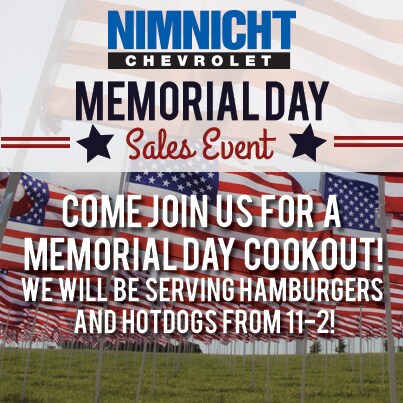 Memorial Day Sales Event