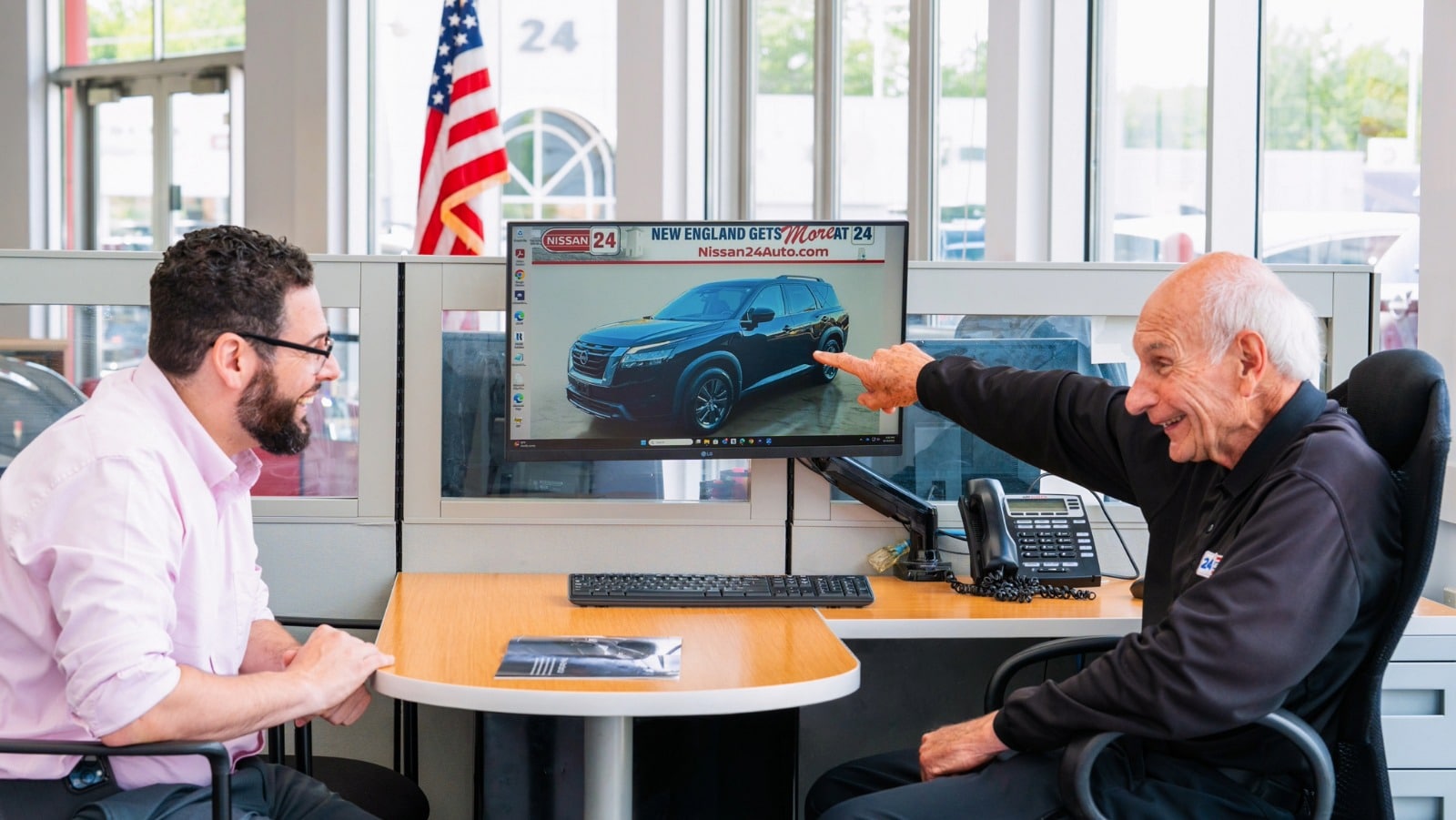 Customer at Sales Desk