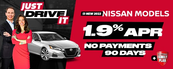 13 New 2022 Nissan Models 1.9% APR No payments for 90 days!
