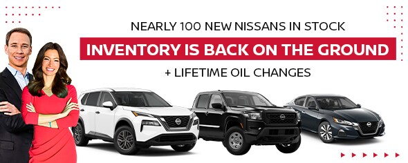 Nearly 100 New Nissans in Stock!