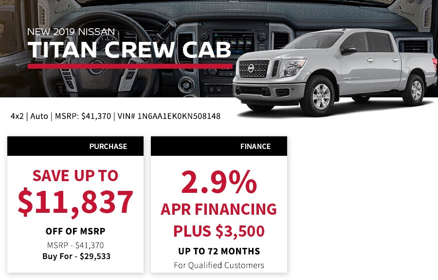 New 2019 Titan Special Offer