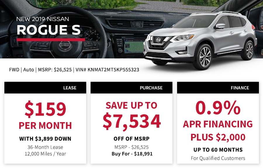 New 2019 Rogue Special Offer
