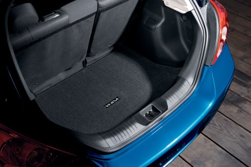 2012 Nissan versa hatchback cargo space