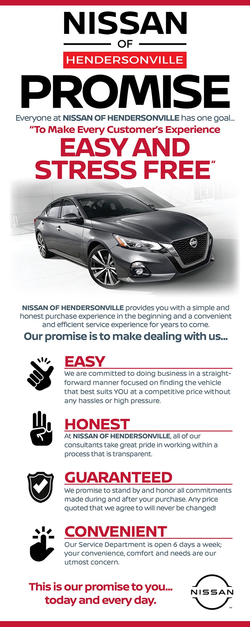Nissan of Hendersonville Promise