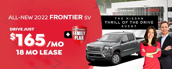 All-New 2022 Frontier SV $165/mo for 18mo lease