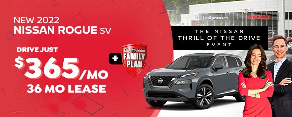 New 2022 Rogue SV Just $365/mo for 36mo lease
