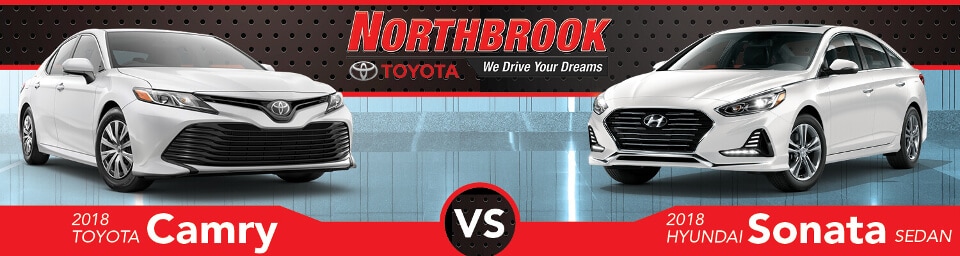 2018 Toyota Camry vs. 2018 Hyundai Sonata 2018 Toyota Camry vs. 2018 Hyundai Sonata