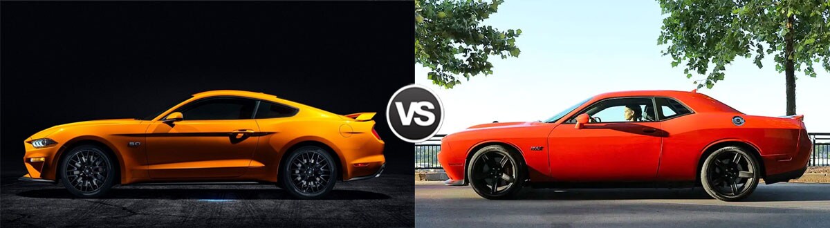 2019 Ford Mustang vs 2019 Dodge Challenger