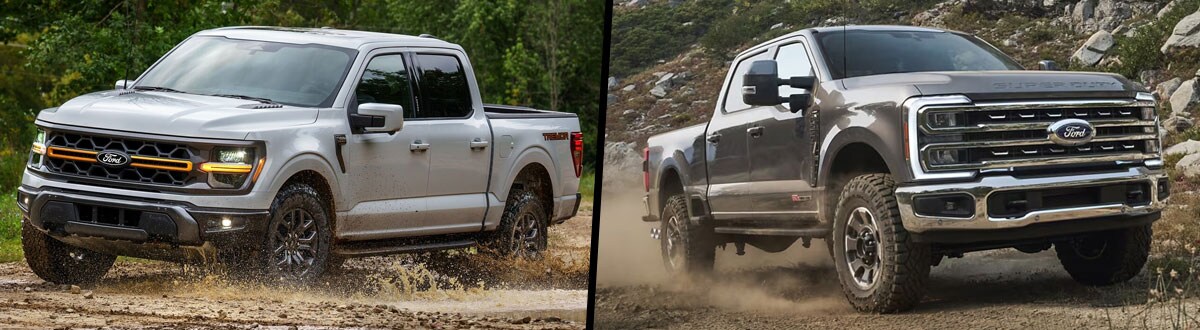 2024 Ford F-150 vs 2024 Ford F-250