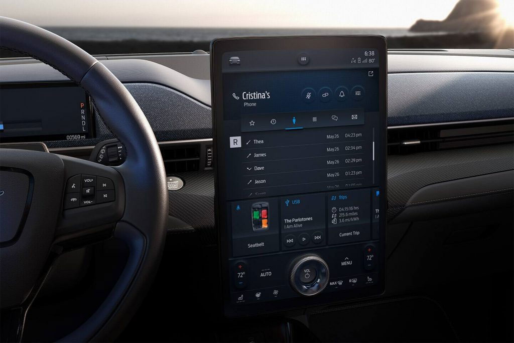 2021 Ford Mustang Mach-E Command Center