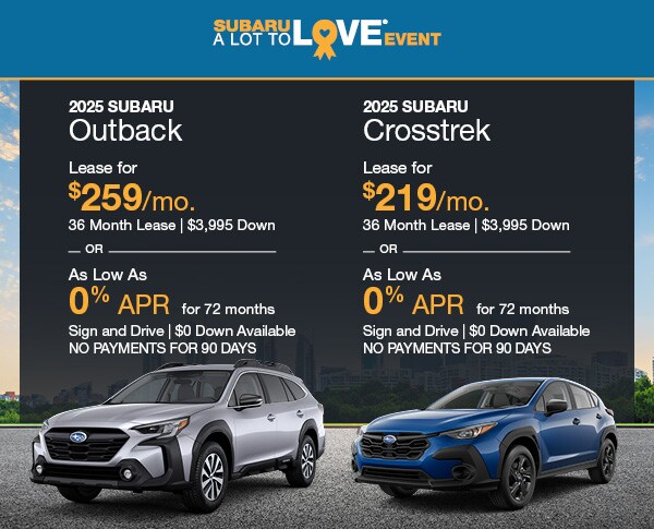 SUBARU A LOT TO LOVE EVENT Subaru a lot to Love Event