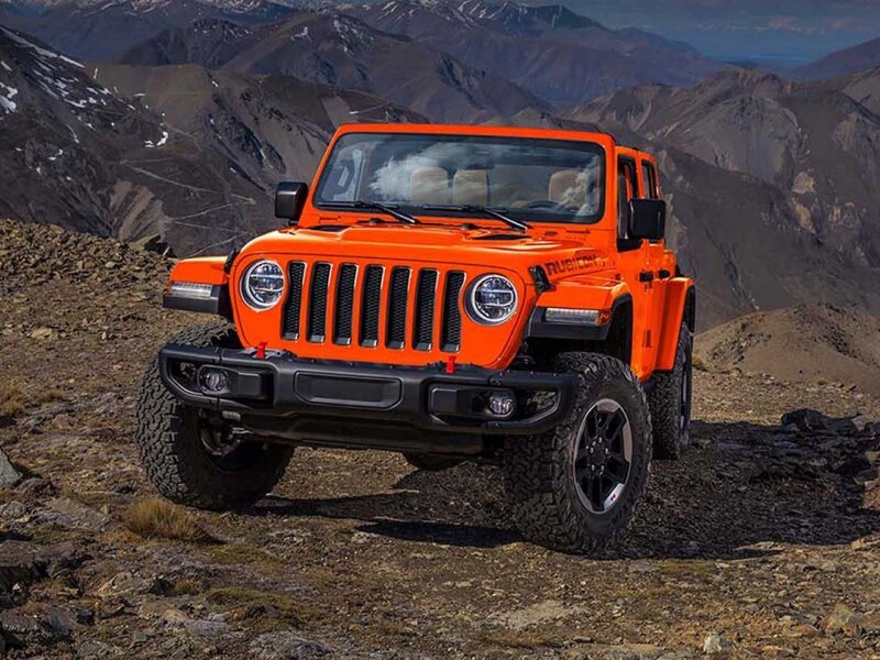 The rugged exterior of the 2020 Jeep Wrangler