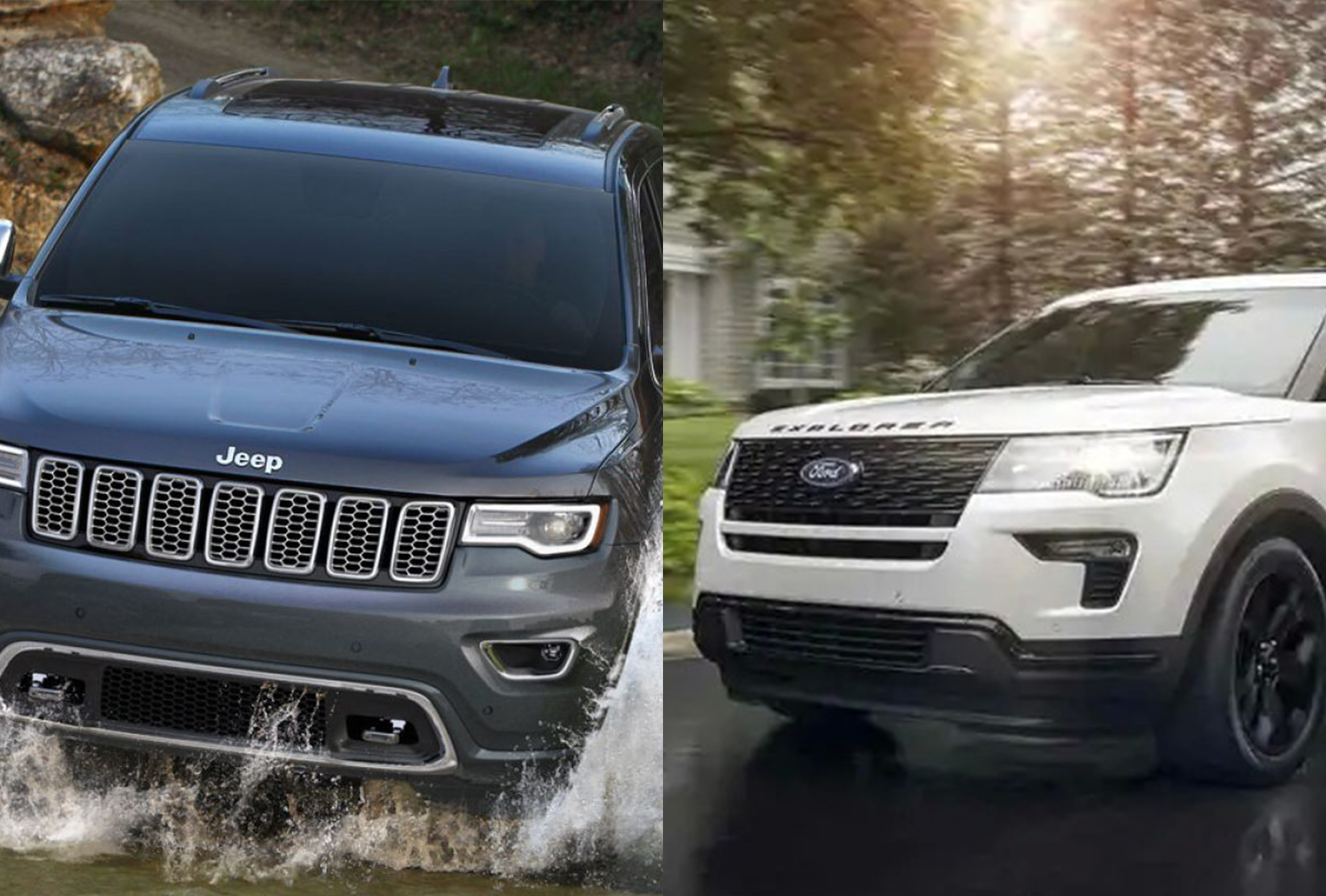 2019 Jeep Grand Cherokee vs 2019 Ford Explorer near Cincinnati, OH