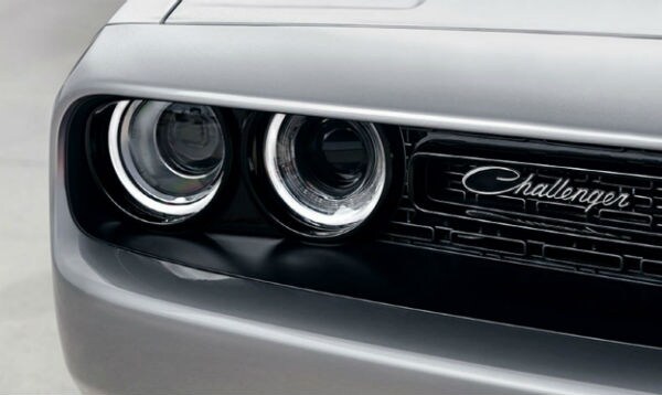 The 2019 Dodge Challenger head light and grille White Oak, OH Northgate CDJR
