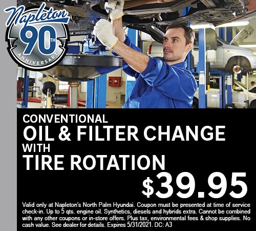 Oil & Filter Change with Tire Rotation