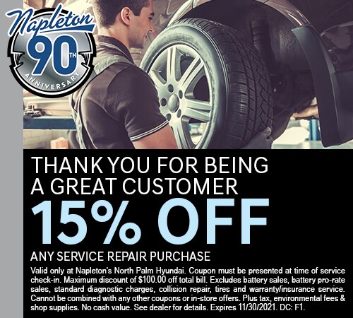 15% Off Any Service Repair Purchase