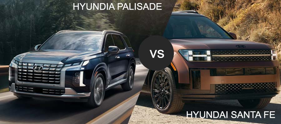 Hyundai Santa Fe vs Hyundai Palisade Comparison Review
