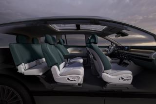 Ioniq 9 seats side view Ioniq 9 seating capacity
