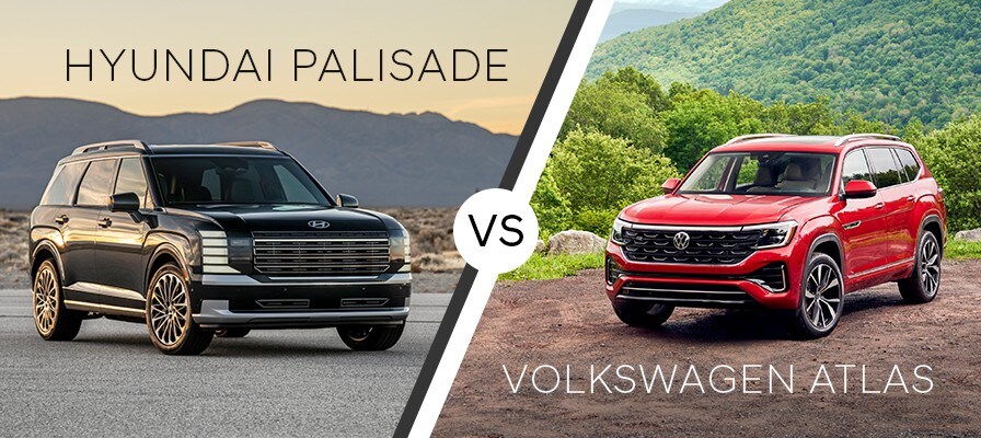 Hyundai Palisade vs Volkswagen Atlas Hyundai Palisade vs Volkswagen Atlas