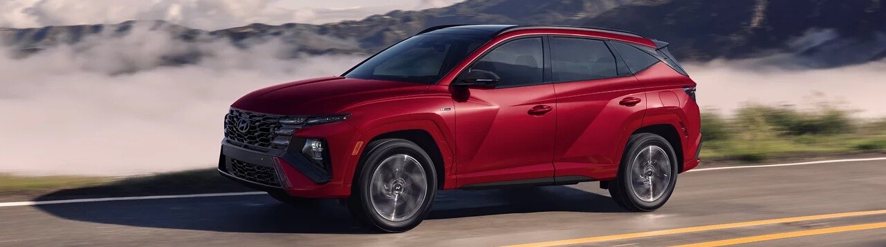 Hyundai Tucson Hybrid Driving in North Palm Beach North Palm Hyundai Tucson Hybrid for sale
