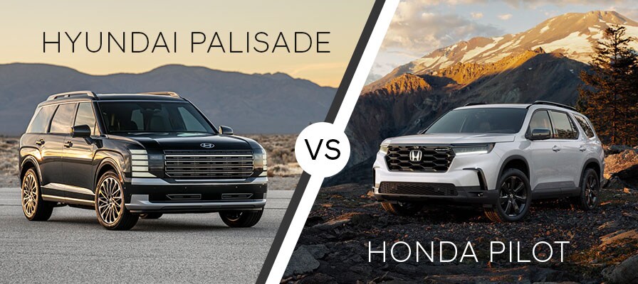 2025 Hyundai Palisade vs 2025 Honda Pilot Compare 2025 Hyundai Palisade vs 2025 Honda Palisade