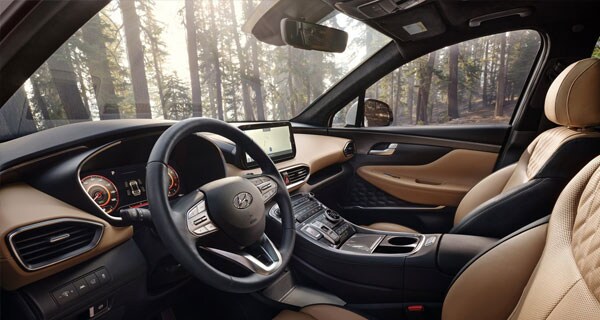 2021 Santa Fe Quilted Premium Nappa Leather Seating