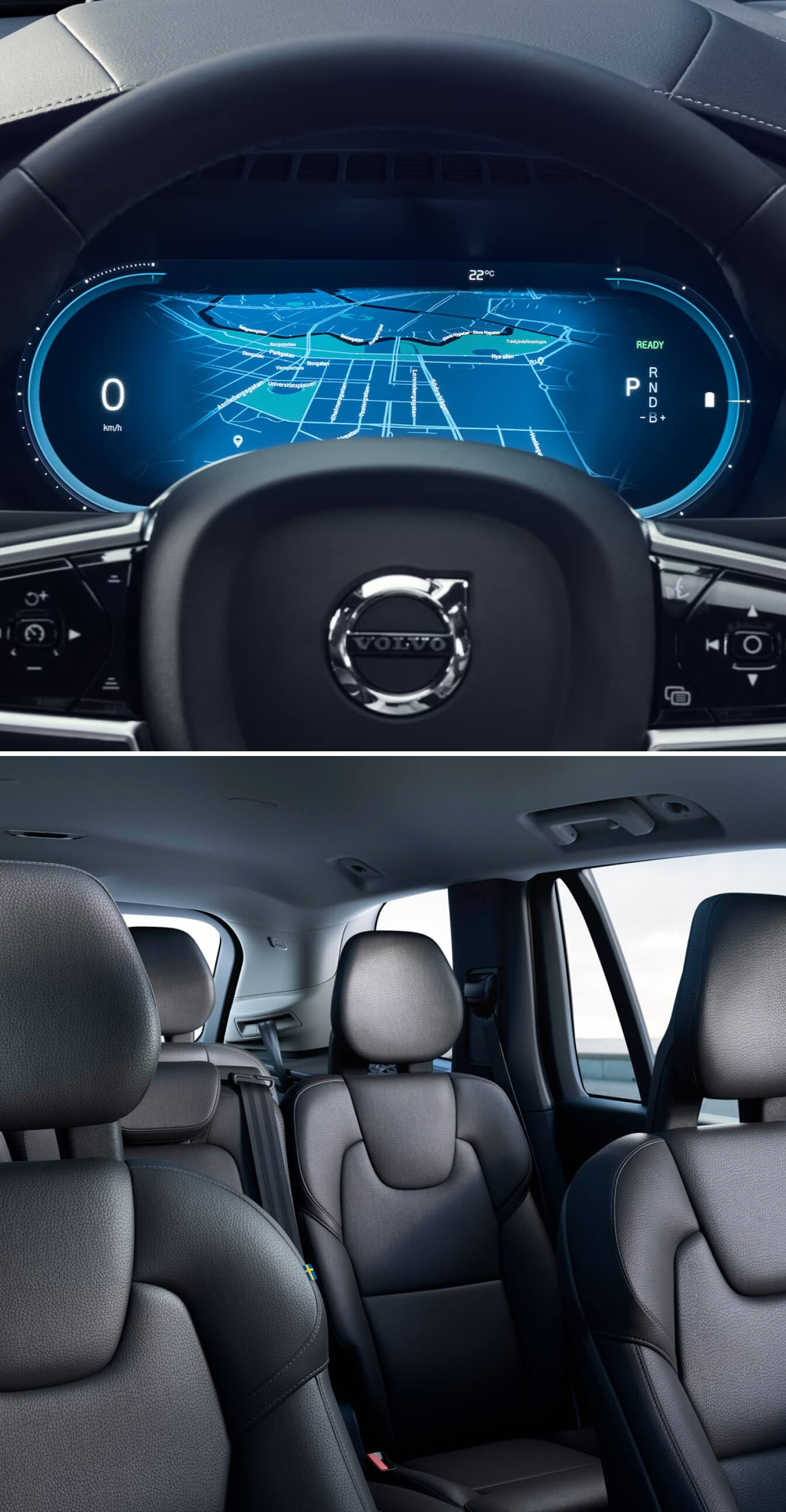 Volvo XC90 vs. Audi Q7: Dimensions