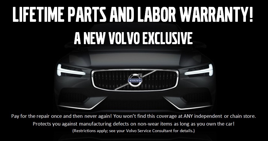 Volvo Parts Lifetime Warranty Volvo Parts Lifetime Warranty