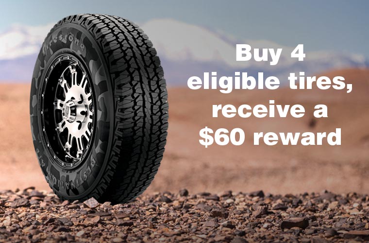 Northridge Toyota Firestone Promotion Up to $60 Pre-paid card Main in rebate Northridge Toyota Firestone Tires Specials | Northridge, CA New, Northridge Toyota sells and services Toyota vehicles in the greater Northridge area