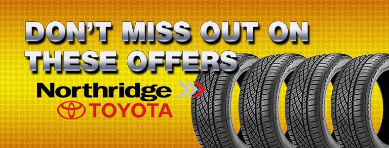 Northridge Toyota Tire Promotions! Northridge Toyota Tire Promotions!