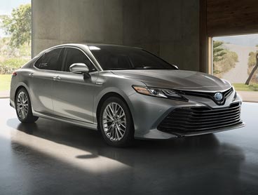 XLE interior shown in Ash leather trim New 2018 Toyota Camry Coming soon to Northridge Toyota | Serving Encino, Sylmar, Tarzana