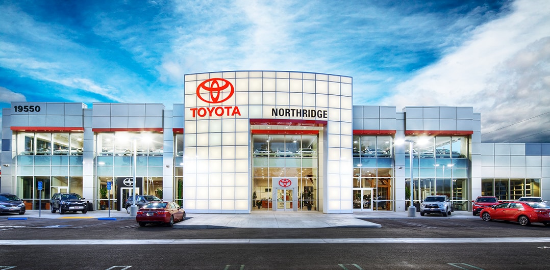 Front Facing Image of Northridge Toyota near Northridge, CA.png