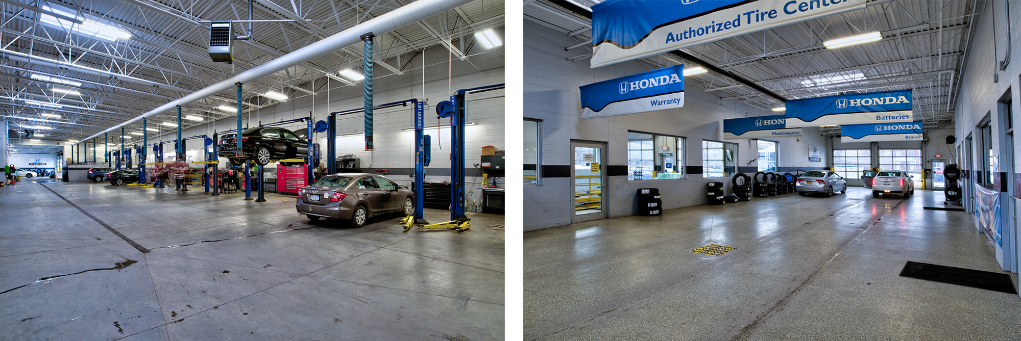 Honda Service Department Drive and Bays.png