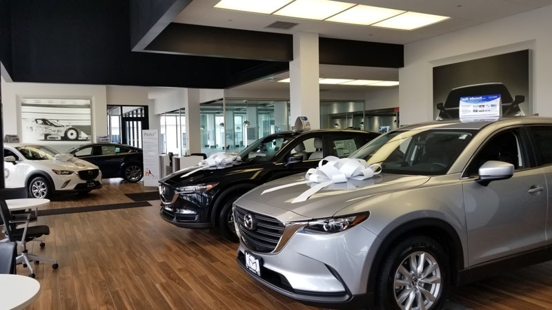Buffalo Mazda Vehicle Showroom
