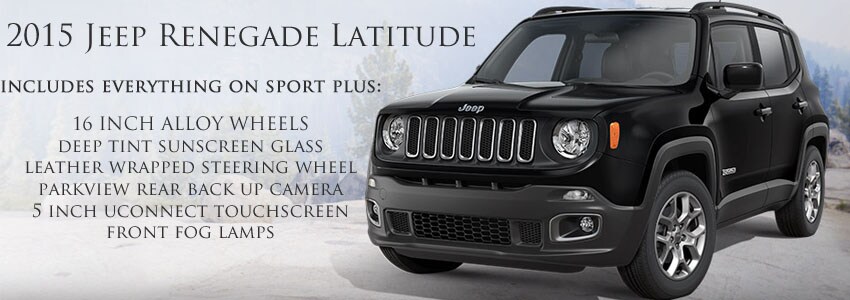 2017 Jeep Renegade Latitudes available