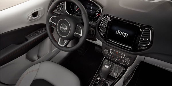 All-New 2017 Jeep Compass interior photos at Beaverton's Northwest Jeep Chrysler Dodge Ram