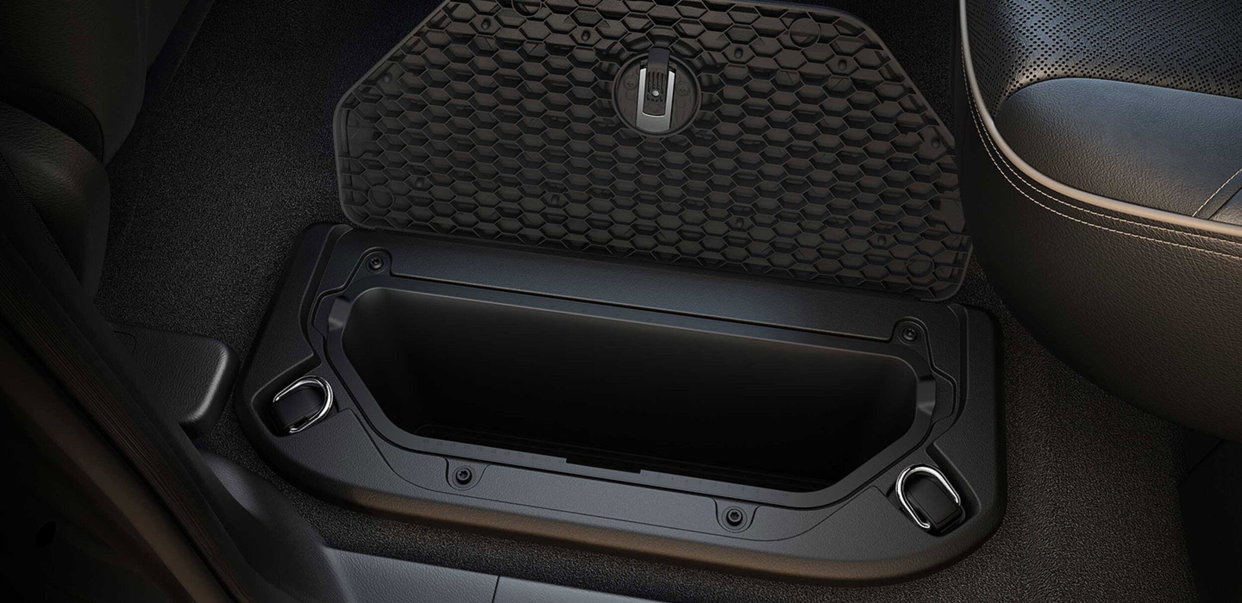 All-New 2019 Ram 1500 features Best-In-Class interior storage volume at 151.1 & it is available at Beaverton's Northwest Jeep Chrysler Dodge Ram