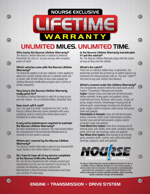 Nourse Honda Lifetime Vehicle Warranty | Dealership near ...