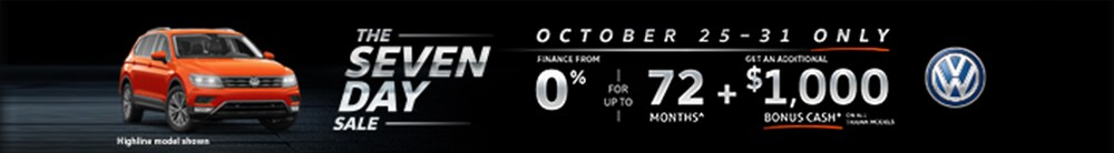 Seven Day Sale: Starring The Tiguan Seven Day Sale: Starring The Tiguan