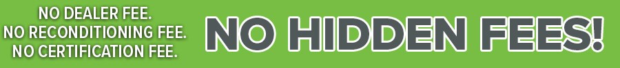 No Hidden Fees at Ocean Honda