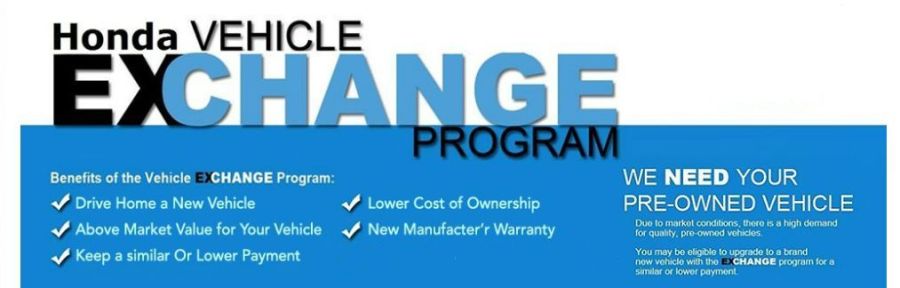 Honda Vehicle Exchange Offer At Dealer Serving Oxnard CA Honda Vehicle Exchange at Dealer near Oxnard CA