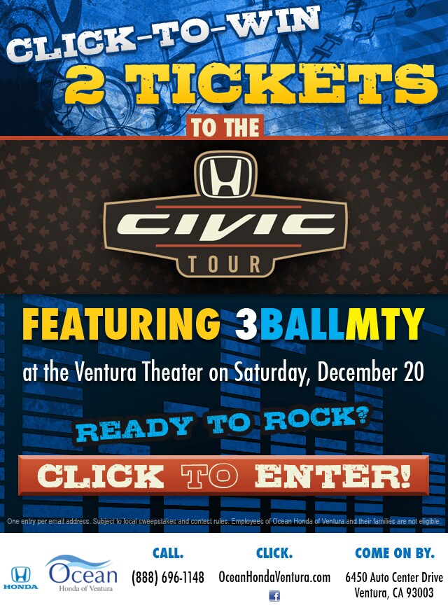 Honda Civic Tour at Ocean Honda of Ventura