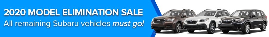 2020 Subaru Model Elimination Sale