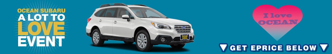 Lot to Love at Ocean Subaru - Get your ePRice below